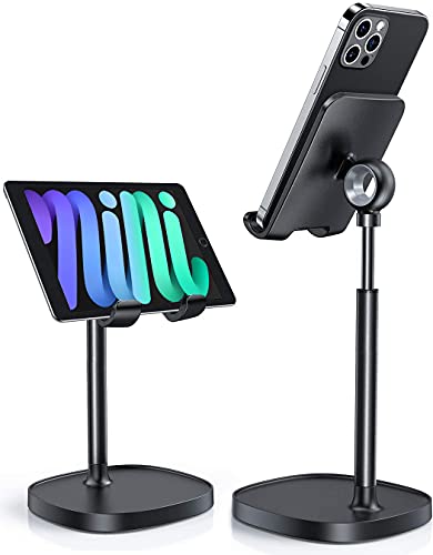 LISEN Cell Phone Stand Phone Holder for Desk, Gaming for Nintendo Switch - color: Full Black