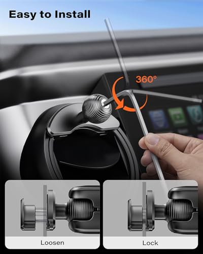 APPS2Car Alloy Magnetic Phone Mount for Tacoma 2016-2023 & Tundra 2014-2021