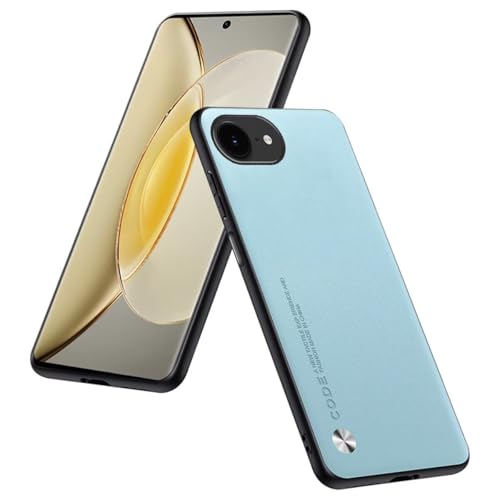 Phone Case Compatible with Smartphone, Compatible with iPhone 17e / 16e (6.1"), Protective Cover in PU Leather - Light Blue - color: Light Blue