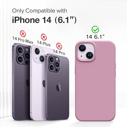 GONEZ Magnetic for iPhone 13/14 Case, Silicone Cover Blackcurrant - color: Blackcurrant, size: Iphone 13 /Iphone 14
