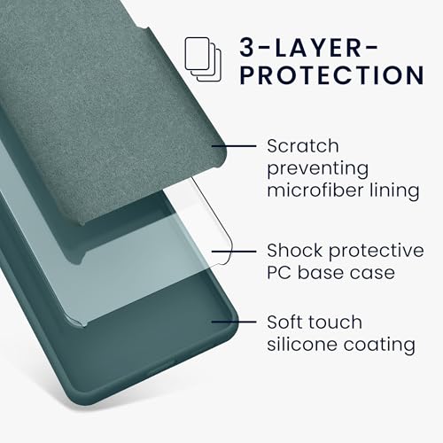 kwmobile Case Compatible with Google Pixel 10 / Pixel 10 Pro Case - TPU Silicone Phone Cover with Soft Finish - Arctic Night - color: Arctic Night, size: Pixel 10 / Pixel 10 Pro
