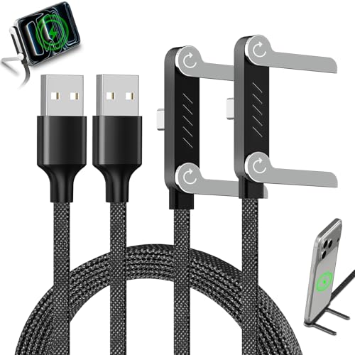 Invisible Holder Charger Cable, 65W USB C Fast Charging with Desktop Stand