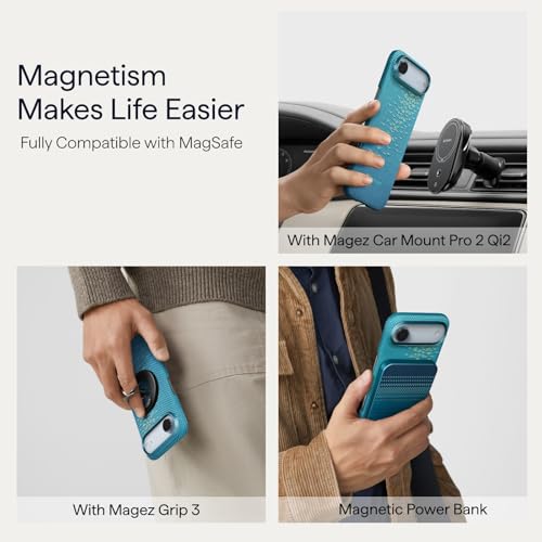 pitaka for iPhone Air Case with Caseless Touch Feeling, Glints of Gold - color: Lucid Blue