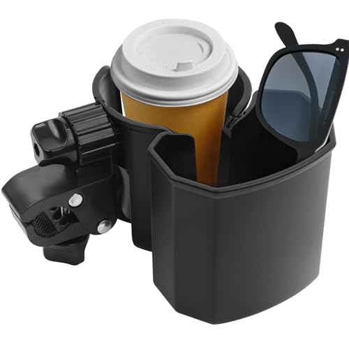 Universal Stroller Cup Holder with Phone Holder for Walker Wheelchair
