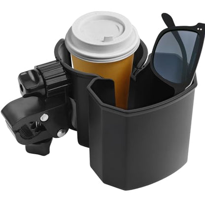 Universal Stroller Cup Holder with Phone Holder for Walker Wheelchair