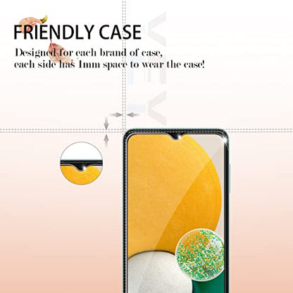 Galaxy A13/A13 5G/A03S/A02S Tempered Glass Screen Protector, [2 Pack] [Anti-scratch] [3D Glass] for Samsung Galaxy A13/A13 5G/A03S/A02S - size: Galaxy A13