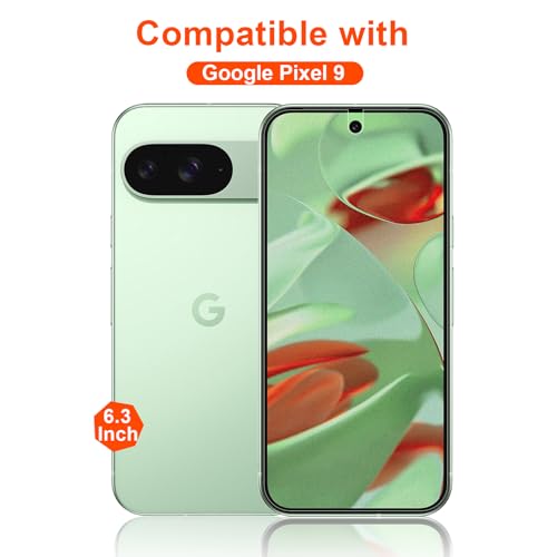 2 Pack for Google Pixel 9 Matte Privacy Screen Protector 6.3 Inch[Not Glass], Anti-Scratch, Anti-Glare, Support fingerprint Unlock - size: Google Pixel 9