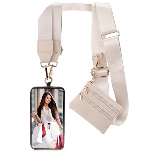 XANGNIER Clip and Go Strap for Phone with Wallet Crossbody,Multicolor 12 - color: Multicolor 12