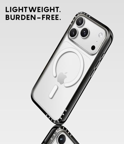 CASETiFY for iPhone 17 Case - Compact Compatible with MagSafe | Slim and Sleek | 4ft. 2x Military Grade Drop Protection | AF DREAM FLWRS | Black - color: 009. AF DREAM FLWRS, size: Iphone 17