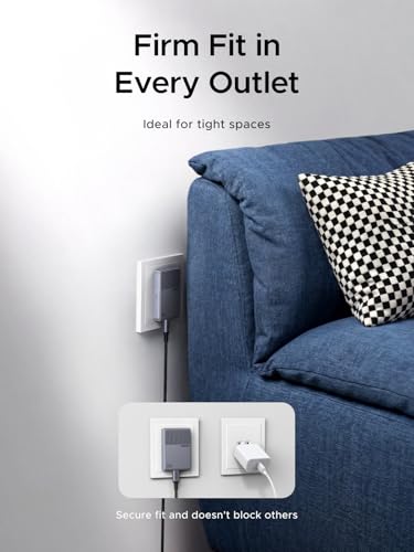 UGREEN Nexode Air 45W USB C Charger Block, Flat USB Wall Charger, Grey