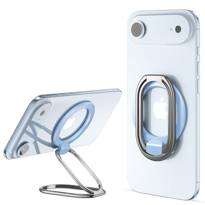 SUPERONE Mag Safe Phone Stand, Adjustable Magnetic Phone Grip & Kickstand - color: Sierra Blue