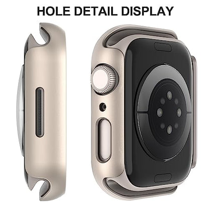 Diruite for Apple Watch Series 9/8/7/6/5/4 SE 41mm Case -Titanium*2 - color: Titanium, size: 41 mm - Series 9/8/7/6/5/4/SE/SE 2