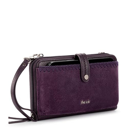 The Sak Iris Smartphone Crossbody Purse - Small Women's Cellphone Bag & Wallet For Everyday- Convertible Wristlet With Zipper | Fits Most Smartphones, Card Slots & Zip Pocket, Detachable Wristlet & Crossbody Straps, Hands-Free for Travel & Errands - color