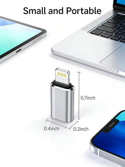 2-Pack USB C to Lightning Adapter, Type C to Lightning Adapter Fast Charger - size: 2 Pcs USB C to Lightning Adapter