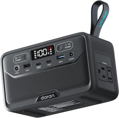Portable Power Station 89.6Wh Two-Way Fast Charging with AC 100W(200W Peak)