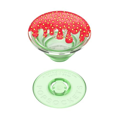 PopSockets Adhesive Phone Grip, Holder- Strawberry Drip - color: Strawberry Drip