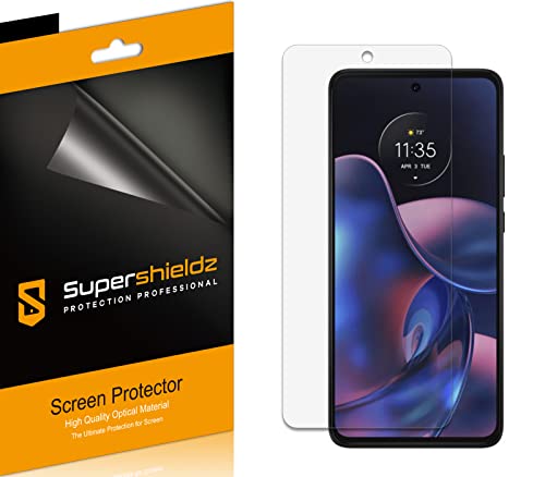 Supershieldz (6 Pack) Designed for Motorola Edge (2022) Screen Protector, High Definition Clear Shield (PET)