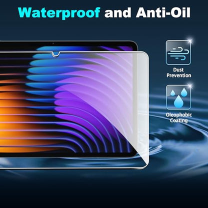 【2 pack】 for Xiaomi Pad 7/7 Pro /8 /8 Pro Screen Protector 11.2 inch, 9H Hardness, Case Friendly, Anti-Fingerprint, Anti-Scratch, Tempered Glass Compatible with Xiaomi Pad 7/ Xiaomi Pad 7 Pro/ Xiaomi Pad 8/ Xiaomi Pad 8 Pro 11.2" - size: Xiaomi Pad 7/ 7 P