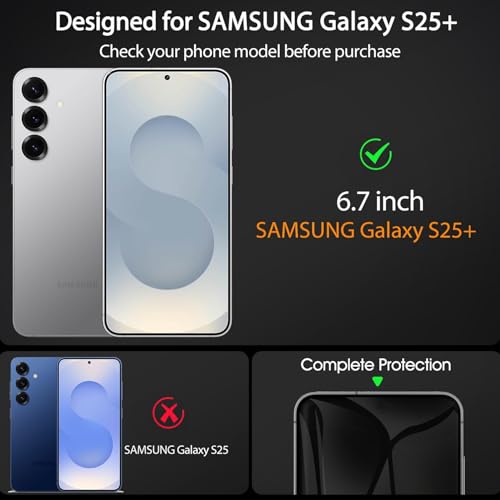 3 Pack TPU Privacy Screen Protector for Samsung Galaxy S25+ 6.7" - size: Samsung Galaxy S25 Plus