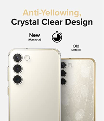 Ringke for Samsung Galaxy S23 Plus Case [Fusion Matte Clear] | Oil & Dirt Resistant, Anti-Fingerprint Technology Prevents Oily Smudges, Frosted Coating Feels Velvety Soft - size: Galaxy S23 Plus