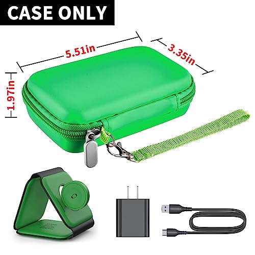 ANKHOH Travel Case for Iseyyox/for RTOPS/for QUZUDN 3 in 1 Wireless Charger - color: Green