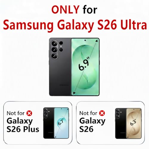 for Samsung Galaxy S26 Ultra Case Dual-Layer Shockproof Mintgreen | Fit for Magsafe, Rugged Heavy Duty Military-Grade Protection, Matte Finish Scratch Resistant Anti-Fingerprint, S 26 Ultra - color: Mintgreen