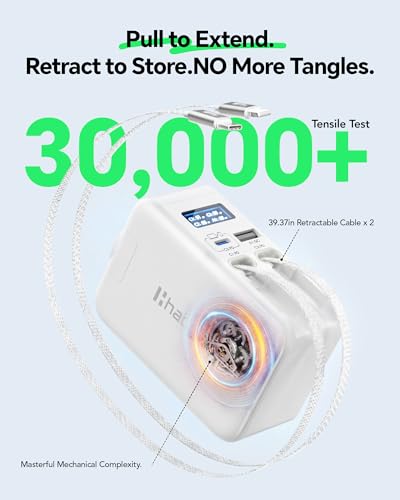 5-in-1 67W Retractable USB-C Wall Charger, for Apple Watch & iPhone & iPad