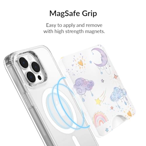 VELVET CAVIAR compatible with MagSafe Wallet - Magnetic Card Holder Wallet for iPhone 12/13/14/15 (Sweet Dreams) - color: Sweet Dreams
