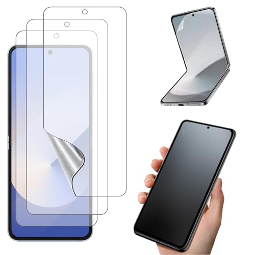 3 Pack Matte Screen Protectors for Samsung Galaxy Z Flip 6, Inside Screen Self-Healing TPU Film Scratch-Resistant Bubble Free Sensitive Touch Ultra-Thin - size: for Z Flip 6