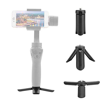 Mini Desktop Tripod, Non Slip Camera Holder Stabilizer Foldable Smartphone Stand Holder, Portable Phone Camera Tripod Camera Mounts Clamps with 1,4 inch Screw for Photographic Equipment
