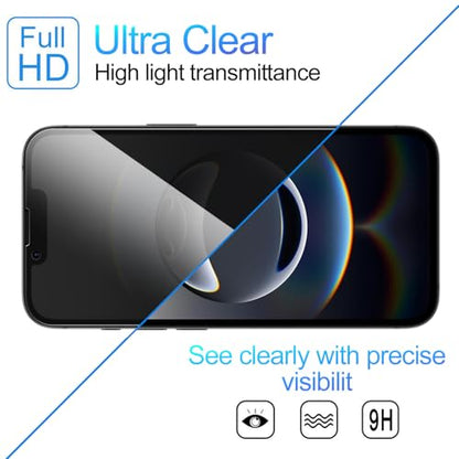 3 Pack Privacy Screen Protector for iPhone 16e/ iPhone 14/13/13 Pro