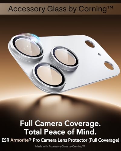 ESR for iPhone 17 Pro Camera Lens Protector, 1 Pack, Silver - color: Silver