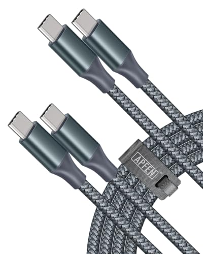 APFEN USB C to USB C Cable,Type-C 60W Fast Charging Cable(6FT, 2Pack) - size: 2 Pack6FT