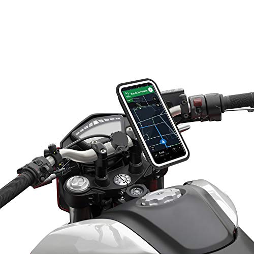 Shapeheart - Magnetic motorbike phone holder | Anti vibration motorcycle phone holder | Waterproof Motorcycle Handlebar phone mount | 360° orientation - size: 2XL phone up to 6.77" (17.2 cm)