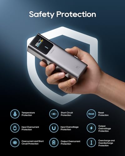 CUKTECH 90W Power Bank, 15000mAh USB-C Laptop Portable Charger, Fast Charge