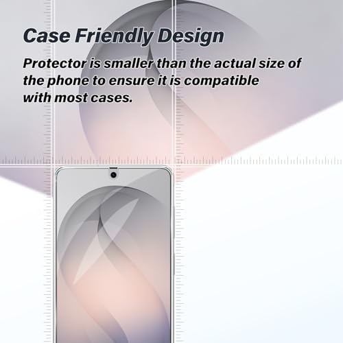 BIGFACE Galaxy S26 Plus Tempered Glass Screen Protector + Camera Lens Protector [2 + 2 Pack][Case Friendly][Anti-Scratch][Ultrasonic Fingerprint Unlock] HD Protective Film for Samsung Galaxy S26 Plus - size: Galaxy S26 Plus(6.7")