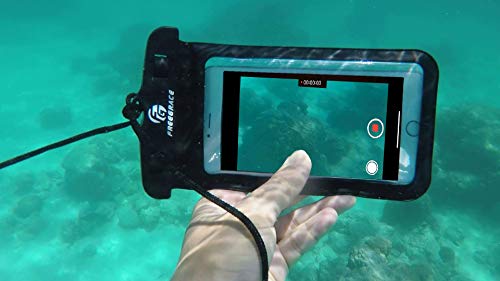 Freegrace Waterproof Pouches with Waist Strap / Pouch Case Bundle Set- Keep Your Phone & Valuables Dry and Safe - Waterproof Dry Bags for Boating Swimming Snorkeling Kayaking Beach Water Parks Pool - color: Phone Case (2 Pack)