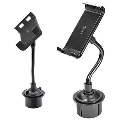 Cellet Tablet & Phone Holder for Car, iPad Truck Cup Holder Mount Compatible with iPad Pro Air Mini iPhone 14 Pro Max Plus 13 12 11 Samsung Z Fold Z Flip Tablet G Pad Kindle Fire HD 8 10