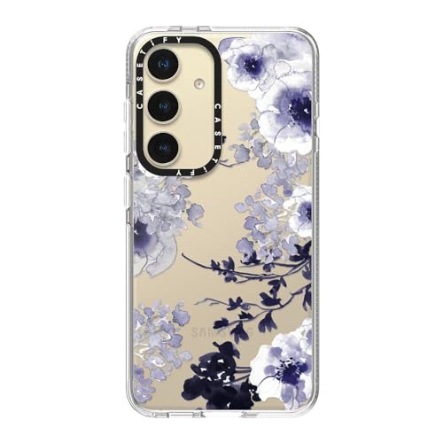 CASETiFY for Galaxy S24 Case - Impact Clear | Not Yellowing | 6.6 ft. Drop Protection | BLUE SPRING | Clear - color: BLUE SPRING, size: Galaxy S24
