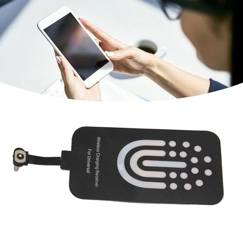 Type C Wireless Charging Receiver, Thin Magnetic Dual Purpose Charger Receiver, Charging Patch for All Type C Interface Cell Phones