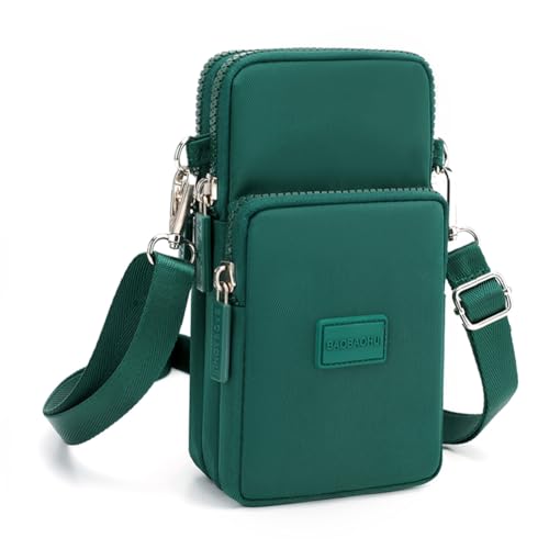 JANKS Small Crossbody Bags for Women Mini Cell Phone Purses Handbag Shoulder Bag - color: E-green