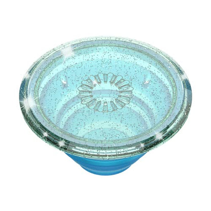PopSockets Phone Grip with Expanding Kickstand, Adhesive Grip - Translucent Glitter Mint - color: Lavender