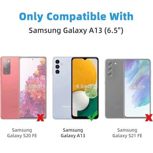 3 Pack Screen Protector Compatible for Samsung Galaxy A13 5G/4G 6.5 Inch, HD Clear Flexible Soft TPU Hydrogel Film for Samsung Galaxy A13 - Support Fingerprint Unlock, High Sensitivity - size: Samsung Galaxy A13