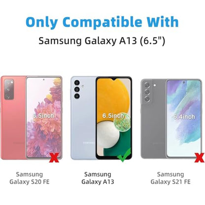 3 Pack Screen Protector Compatible for Samsung Galaxy A13 5G/4G 6.5 Inch, HD Clear Flexible Soft TPU Hydrogel Film for Samsung Galaxy A13 - Support Fingerprint Unlock, High Sensitivity - size: Samsung Galaxy A13