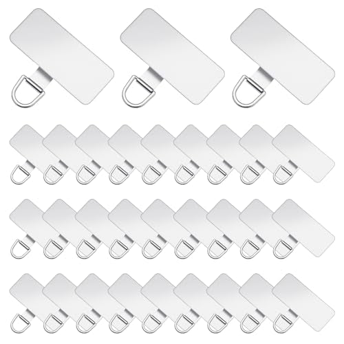 JJUNW 30 Pack Phone Tether Tab for Lanyard Strap, Cellphone Straps Tab