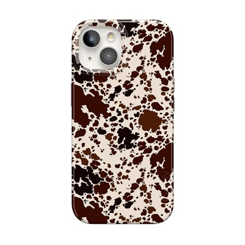 Casely iPhone 15 Plus Case | Cowgirl Envy | Cow Print | Compatible with MagSafe | Classic Ultra Slim Design - color: Cowgirl Envy | Cow Print