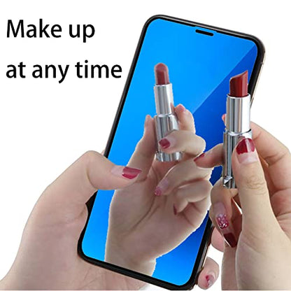 2 PCS Anti-Blue Privacy Tempered Glass Suit for iPhone 14 Pro Mirror Anti-Spy Screen Protector Anti-Peeping Film Electroplated 9H Hardness Anti-scratch 6.1 inch(Blue) - size: For iPhone 14 Pro