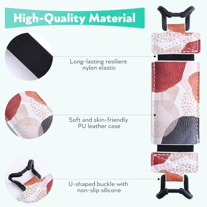 Secure Hand Strap for Kindle and Tablet - High Elasticity Finger Grip Holder Accessories for 6-8 Inches E-Book Tablet. - color: Bohemian Spot