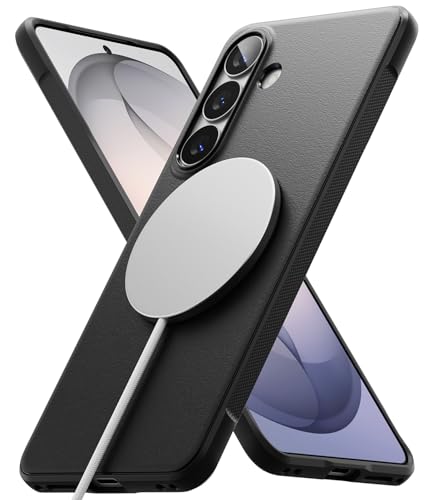 Ringke Onyx for Samsung Galaxy S26 Plus Case [Compatible with MagSafe] Oil & Dirt Resistant, Enhanced Camera Lens Protection, Comfortable Grip, Non-Slip, Lightweight Cover - Magnetic Black - color: Magnetic Black, size: Galaxy S26 Plus