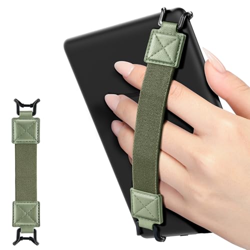 MoKo Thin Hand Strap for 6-8" Kindle eReaders Fire Tablet, Celadon - color: Celadon, style: Thin Strap